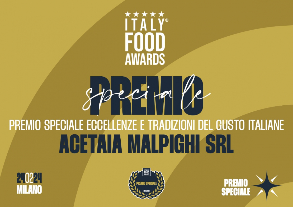 Special Award "Excellence and Traditions of Italian Taste"