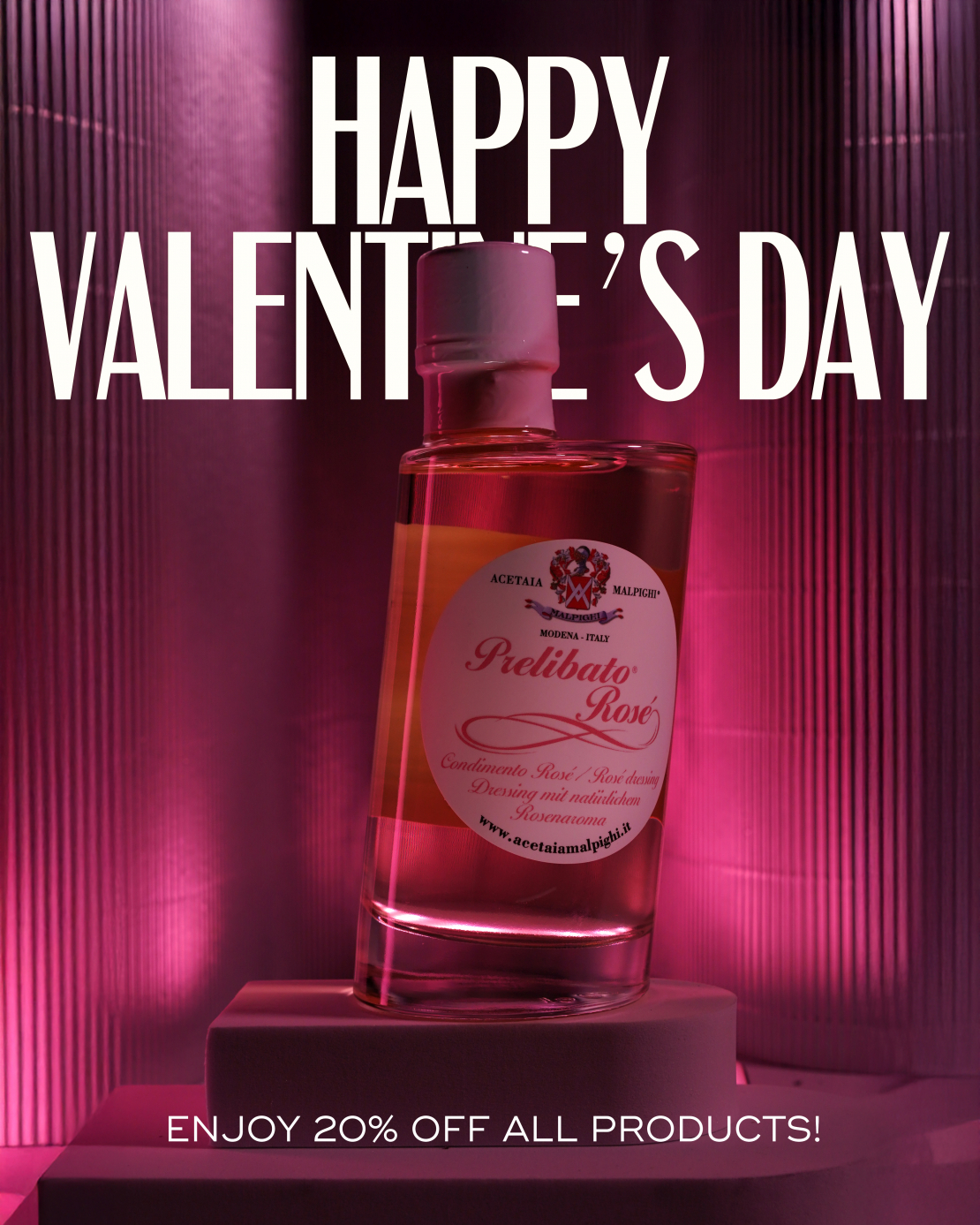 Happy Valentine's Day: Buy with a 20% discount