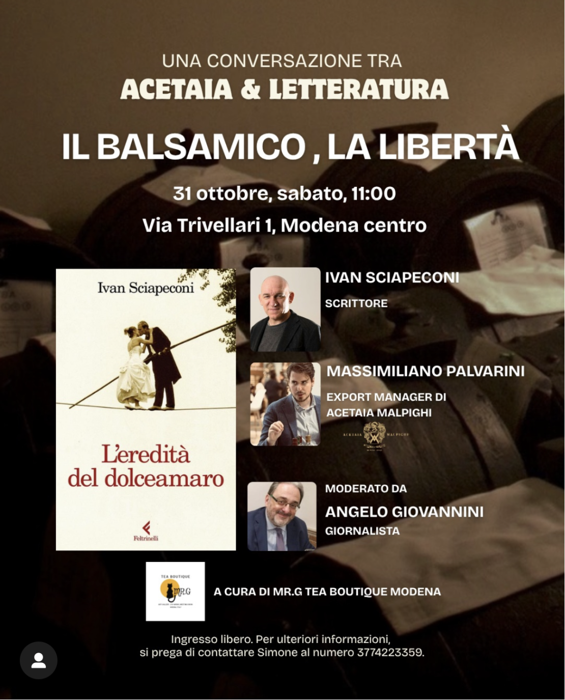 Vinagre bals&aacute;mico y literatura