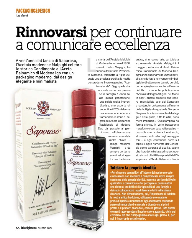 Il racconto dell'evoluzione di Saporoso, il nostro Condimento speciale