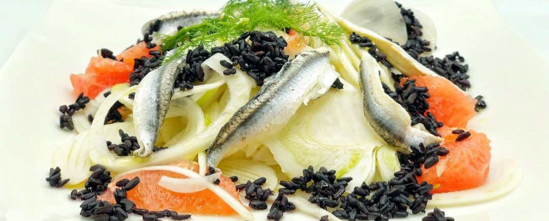 Insalata di Riso Nero con Condimento all’Arancia