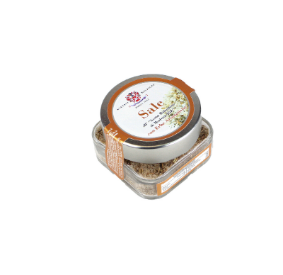 巴萨米克醋芳香的草药海盐调味品